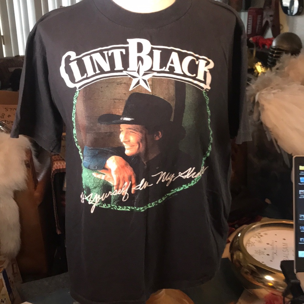Vintage 1990 Clint Black Country T-shirt